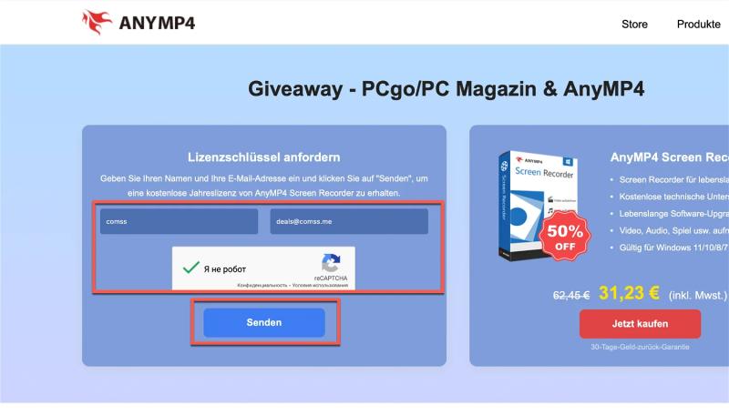 AnyMP4 Screen Recorder для Windows – бесплатная лицензия на 1 год
