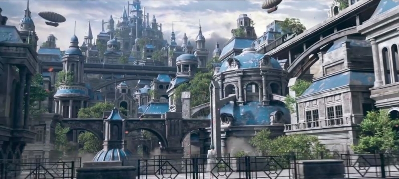 Blender Japanese scene «Dream City» [CHN — RUS]