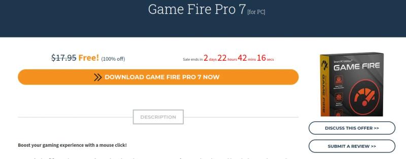 Game Fire Pro –  бесплатная лицензия на 1 год